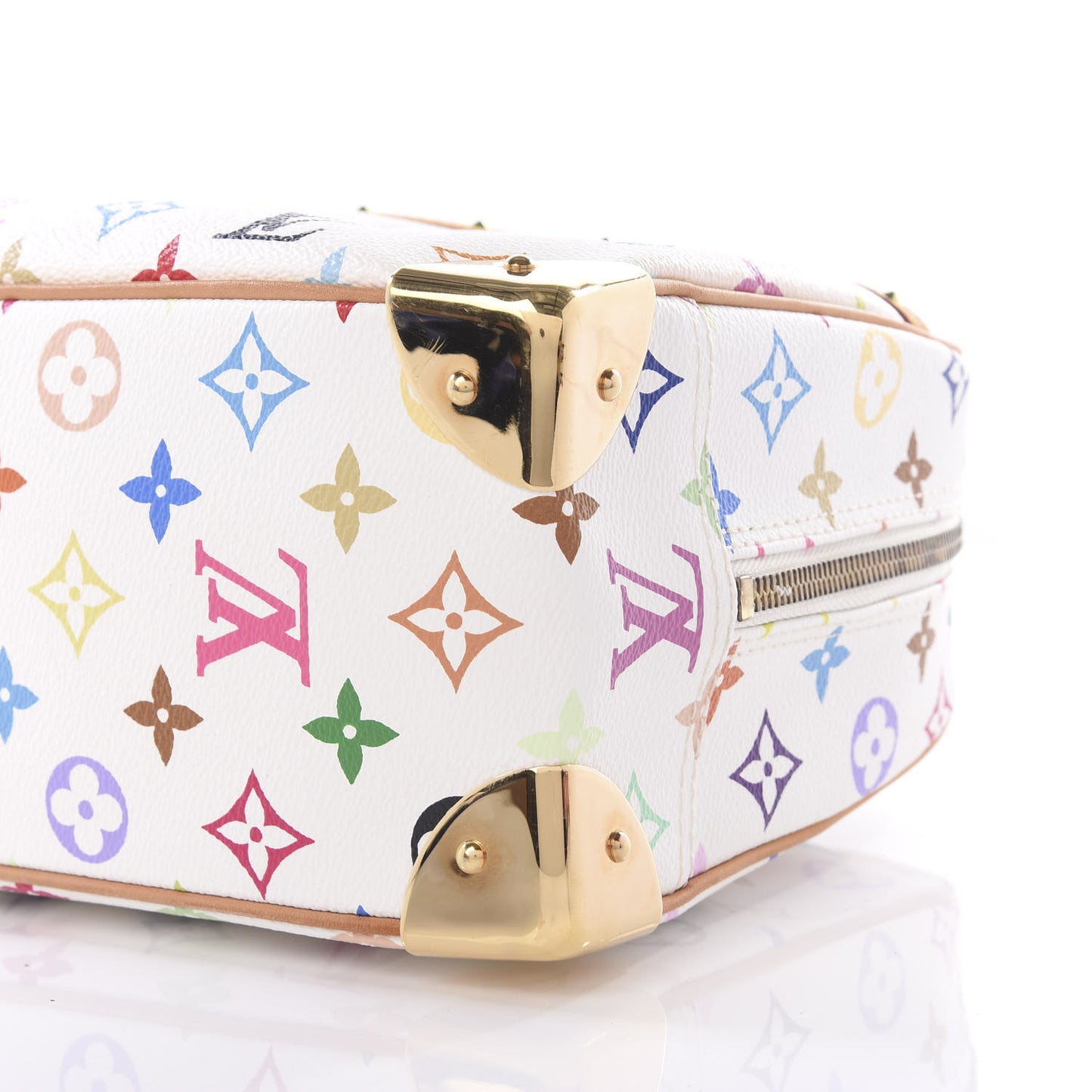 Monogram Multicolor Trouville White