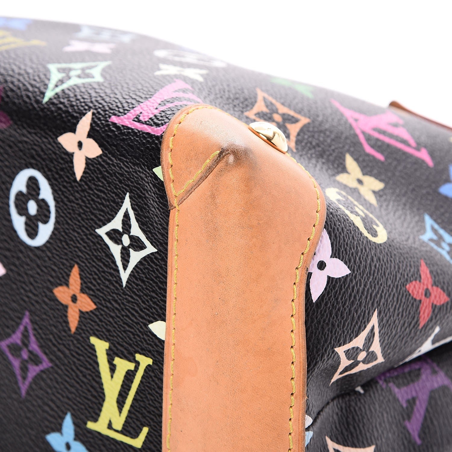 Louis Vuitton Monogram Multicolor Audra Black 9 of 10
