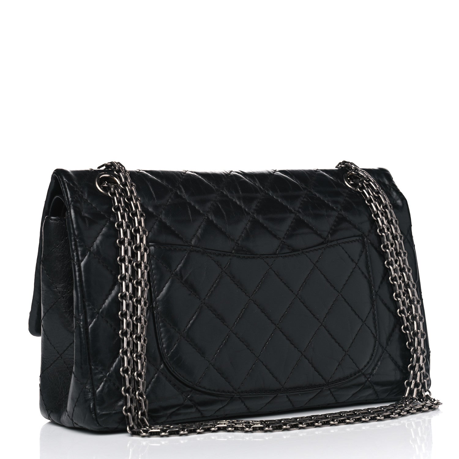 Chanel Aged Calfskin Quilted 2.55 Reissue 226 Flap Black 2 of 13