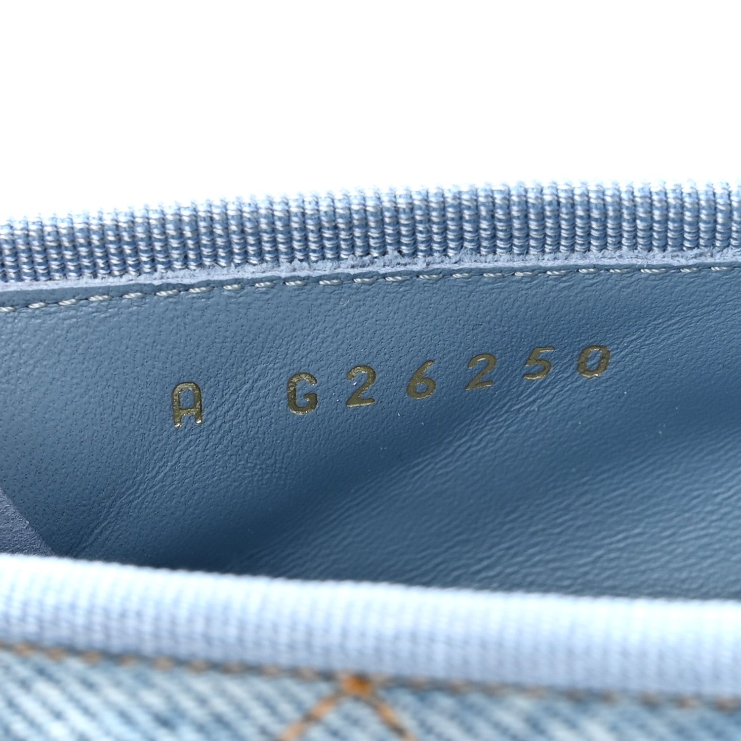Chanel Denim Quilted Cap Toe CC Ballerina Flats 39 Light Blue 9 of 9