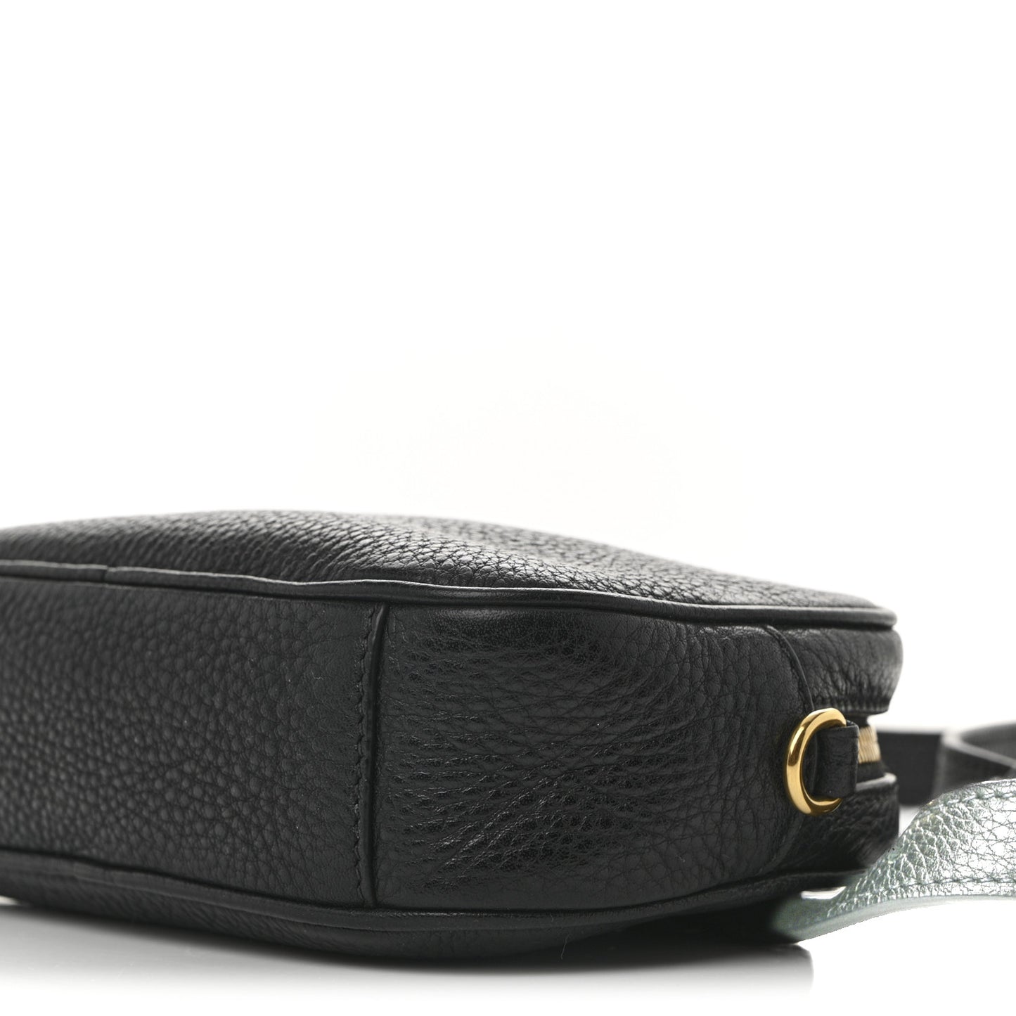 Vitello Daino Logo Belt Bag Black