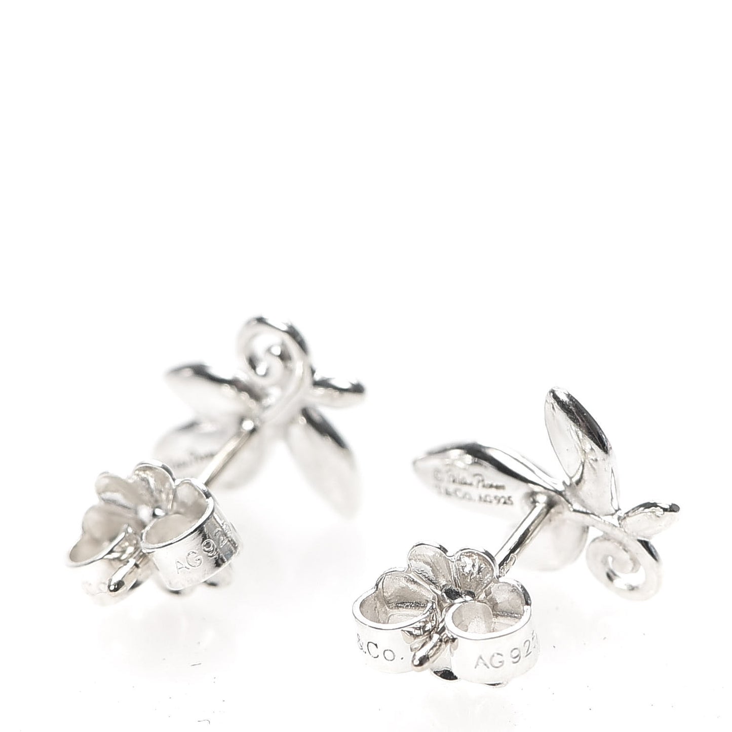 Sterling Silver Paloma Picasso Olive Leaf Earrings