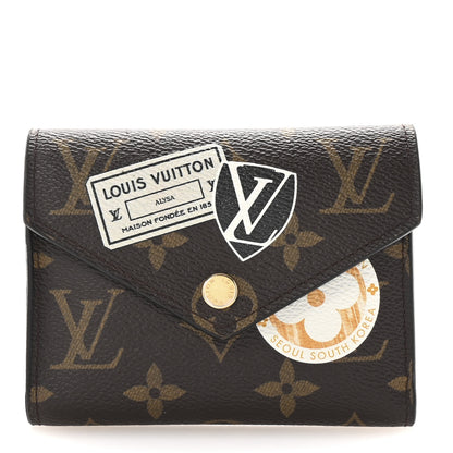 Louis Vuitton Monogram World Tour Victorine Wallet 1 of 7
