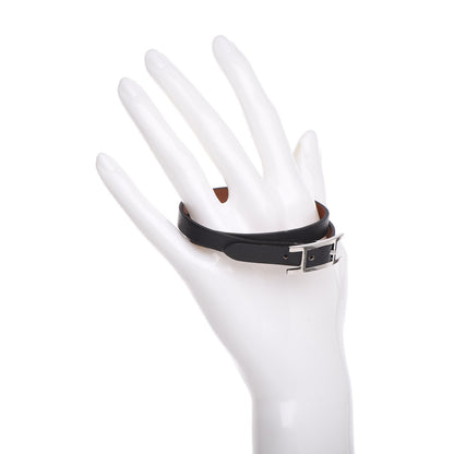 Hermes Swift Behapi Double Tour Bracelet M Black Gold 2 of 7