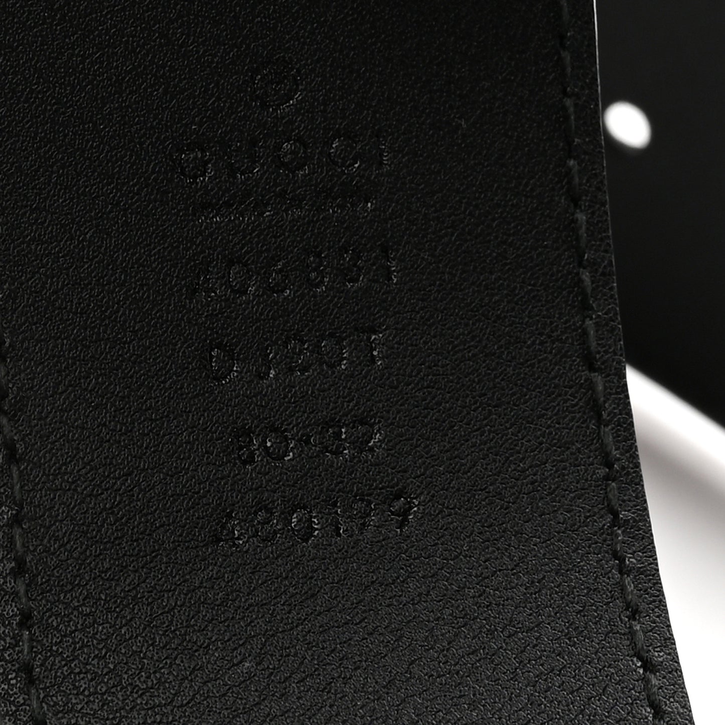 Textured Calfskin Double G 40mm Belt 80 32 Black