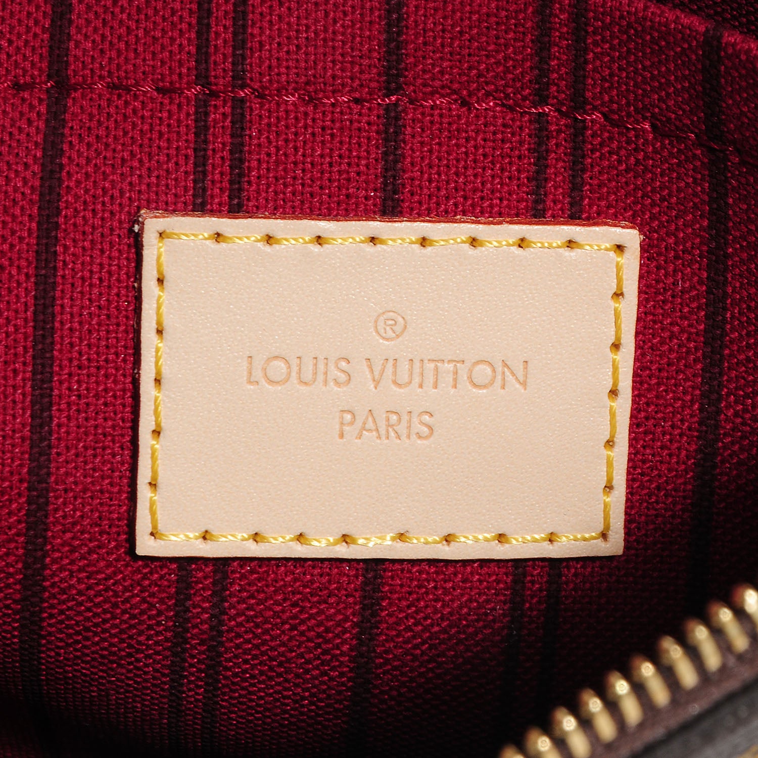 Louis Vuitton Monogram Neverfull MM GM Pochette Fuchsia 6 of 7