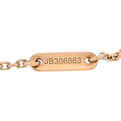 Van Cleef & Arpels 18K Rose Gold Carnelian Sweet Alhambra Bracelet 4 of 5