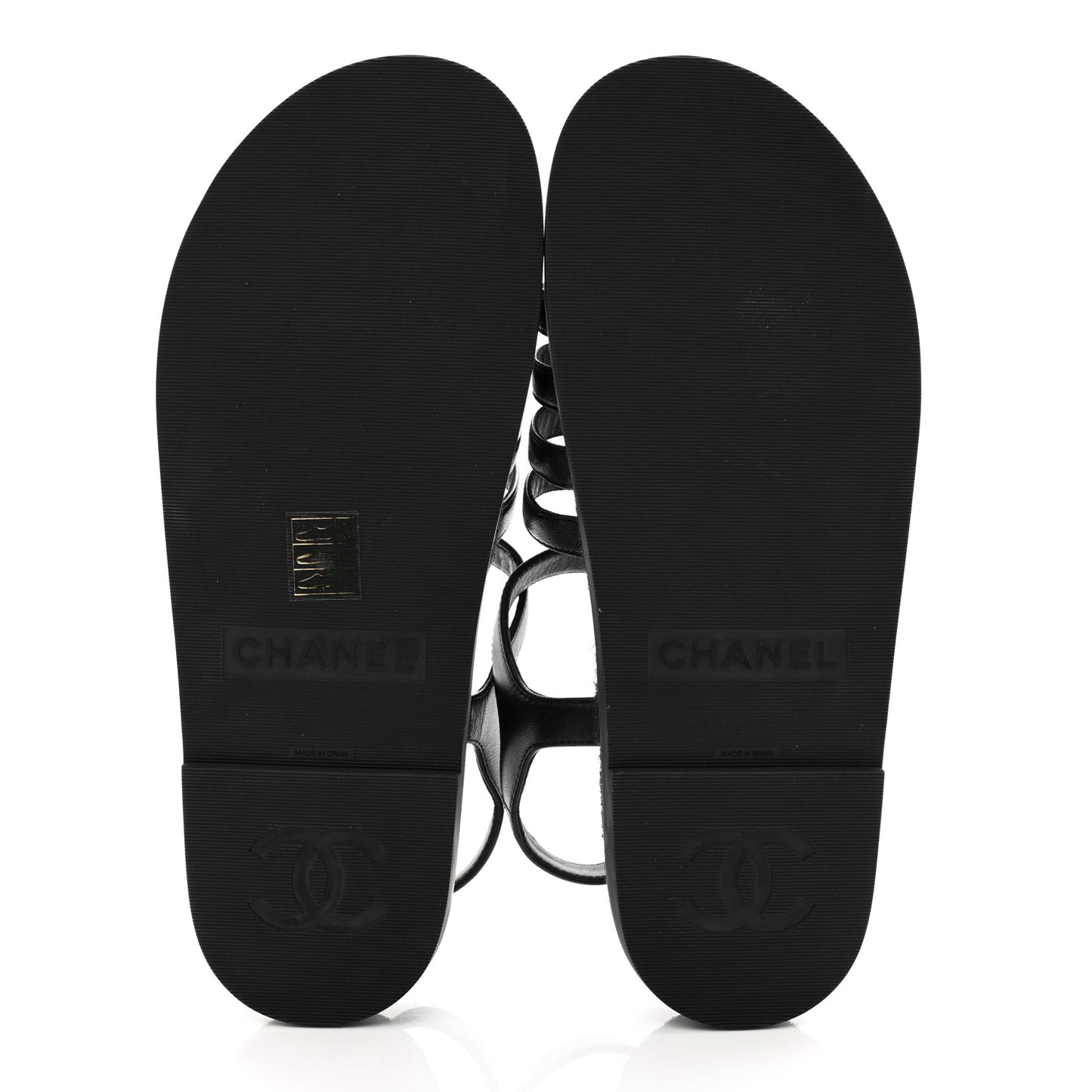Lambskin Espadrille Sandals 40 Black