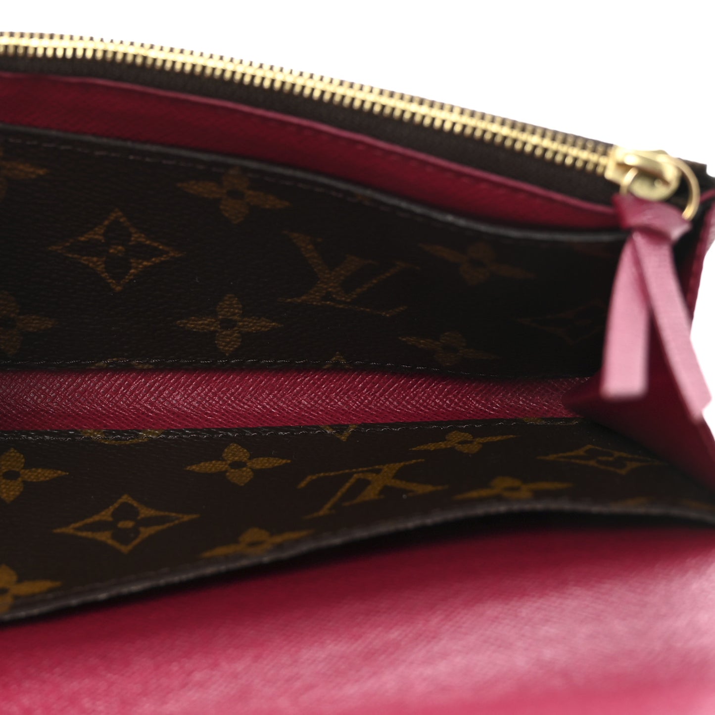 Monogram Emilie Wallet Fuchsia
