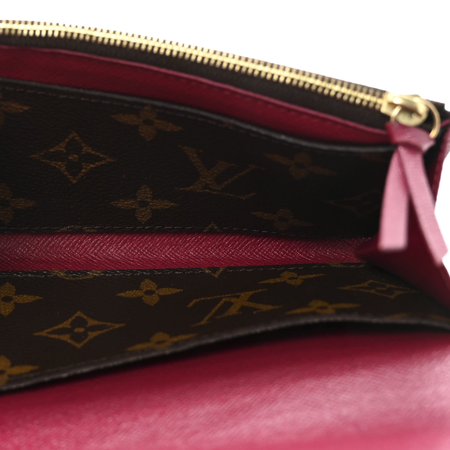 Louis Vuitton Monogram Emilie Wallet Fuchsia 5 of 6