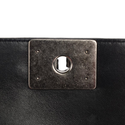 Chanel Lambskin Quilted Medium Boy Flap Black 8 of 8