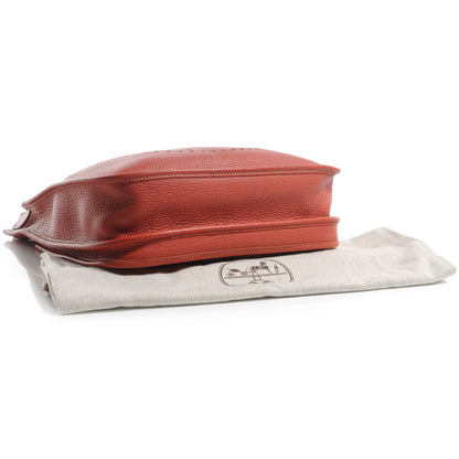Hermes Taurillon Clemence Evelyne III PM Sanguine 4 of 8