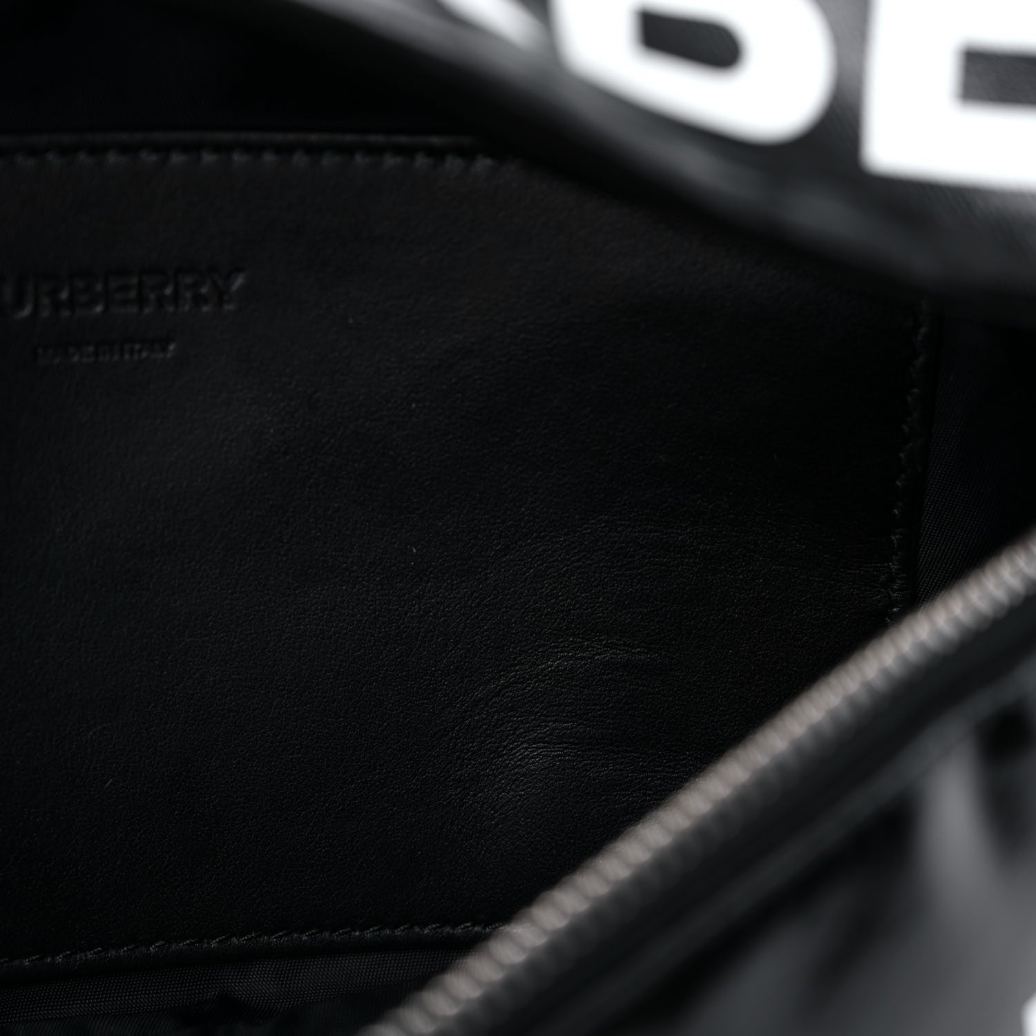 Burberry Coated Canvas Horseferry Print Extra Large Bum Bag Black 10 of 13