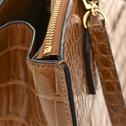 Louis Vuitton Alligator City Steamer MM Sienna Brown 13 of 15