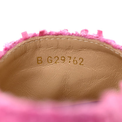 Chanel Tweed CC Espadrilles 39 Dark Pink Navy 8 of 9