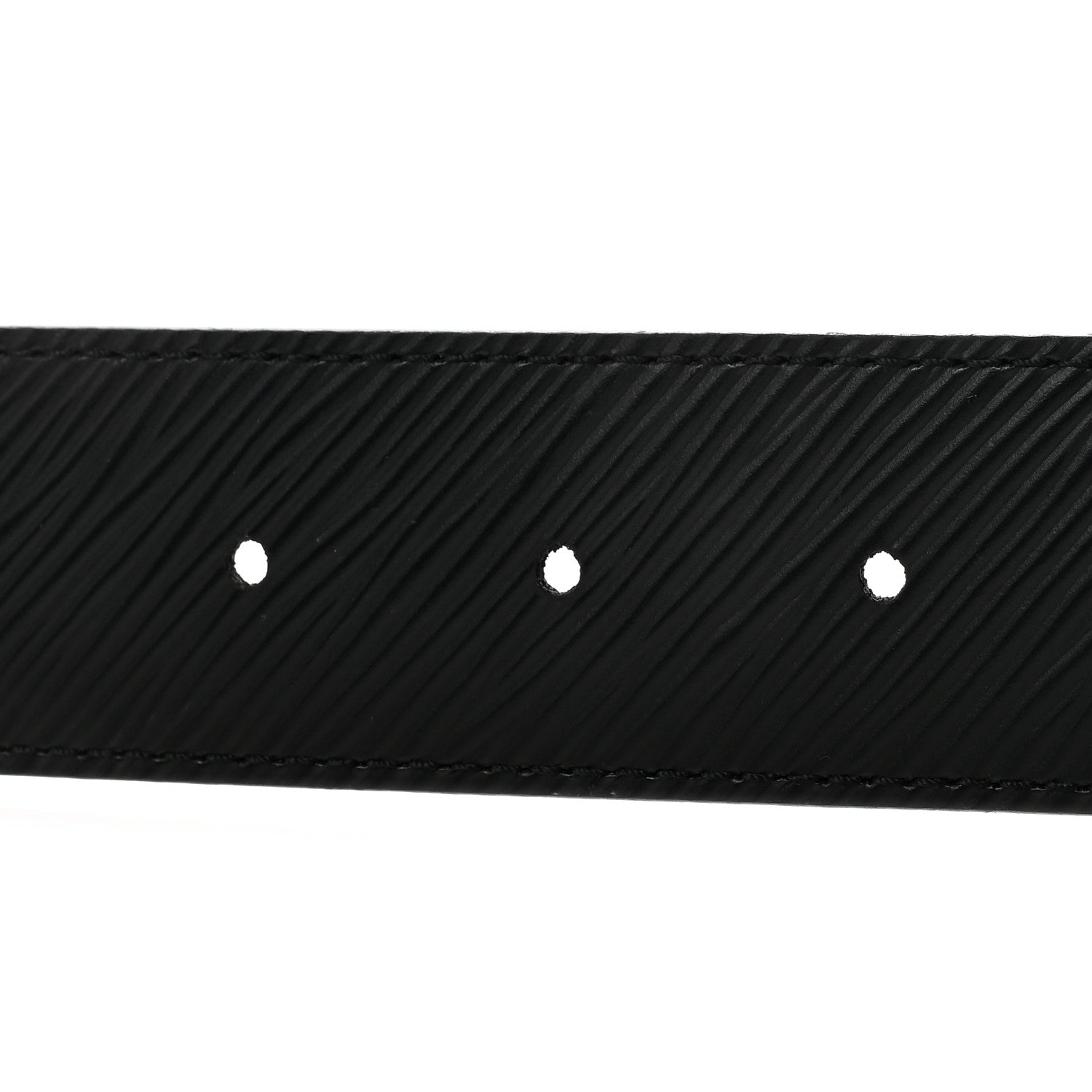 Louis Vuitton Monogram Epi 35mm LV Circle Reversible Belt 80 32 Black 3 of 5