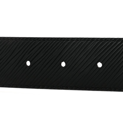 Louis Vuitton Monogram Epi 35mm LV Circle Reversible Belt 80 32 Black 3 of 5
