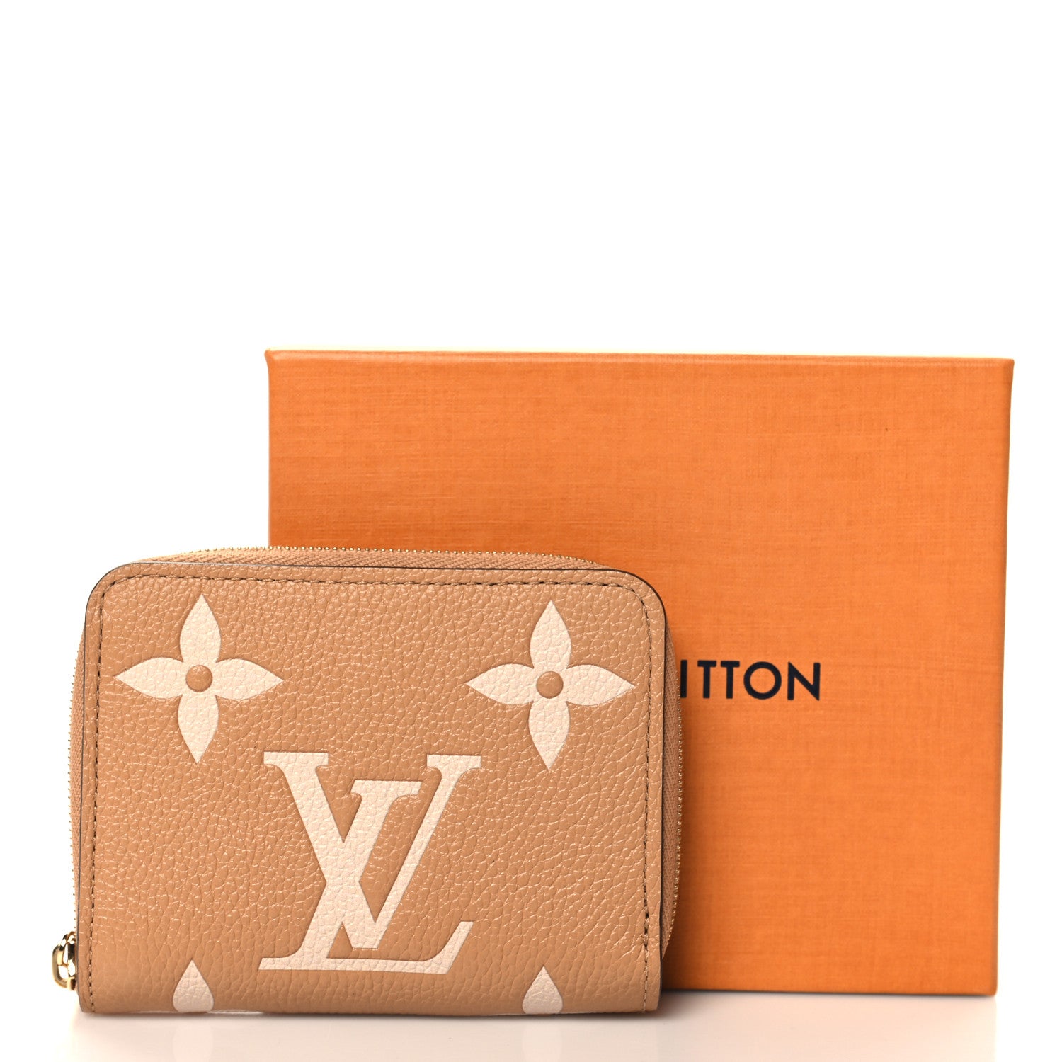 Louis Vuitton Empreinte Monogram Giant Zippy Coin Purse Arizona Creme 7 of 7