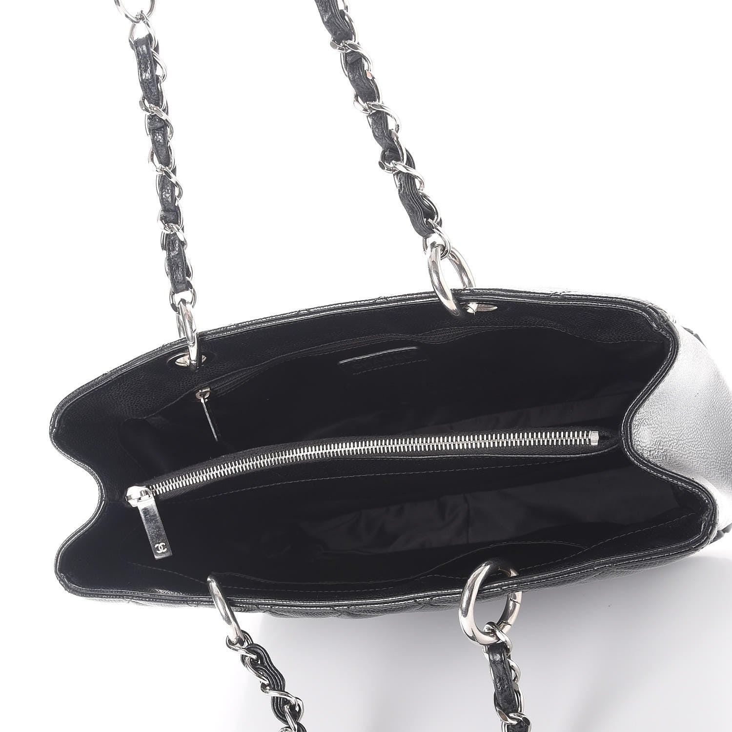 Chanel Caviar Quilted Grand Shopping Tote GST Black 5 of 15