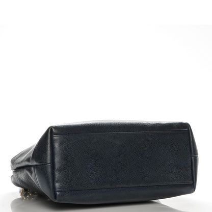 Chanel Caviar CC Shoulder Bag Navy 4 of 8