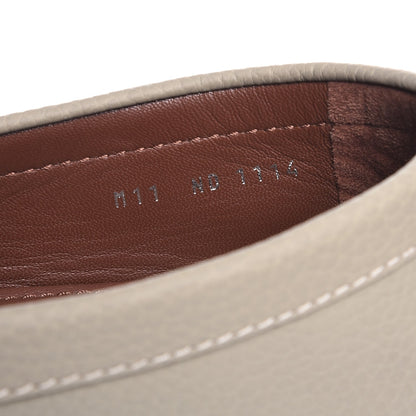Louis Vuitton Mens Calfskin Hockenheim Moccasin Loafers 11 Beige 10 of 12