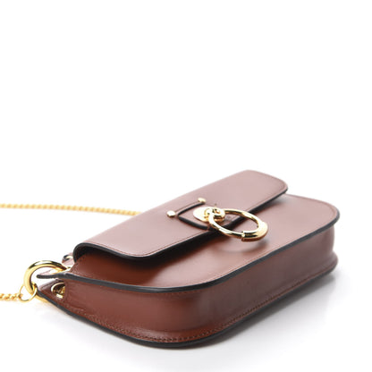 Chloe Calfskin Tess Mini Crossbody Bag Sepia Brown 4 of 9