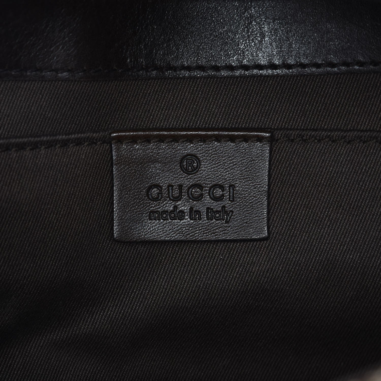 Gucci Monogram Studded Large Horsebit Clutch Dark Brown 6 of 7