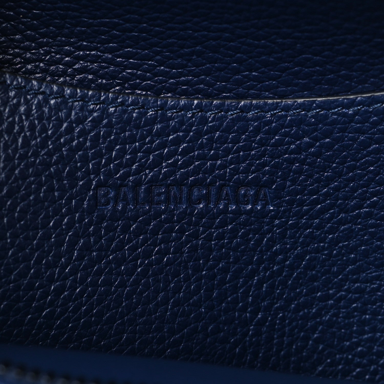 Balenciaga Grained Calfskin Black Hardware Neo Classic City Navy 6 of 9