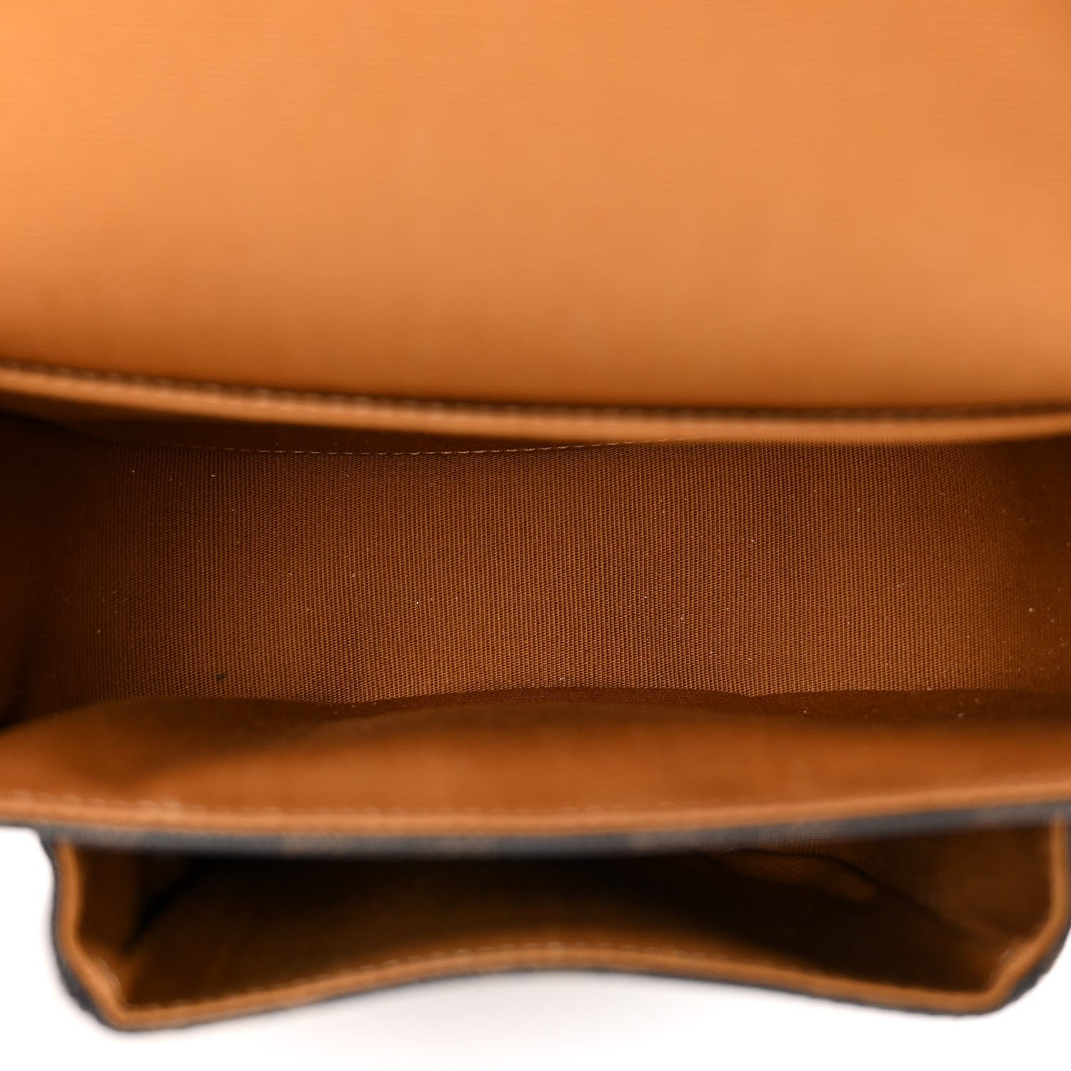 Celine Triomphe Canvas Medium Folco Bag Tan 5 of 9