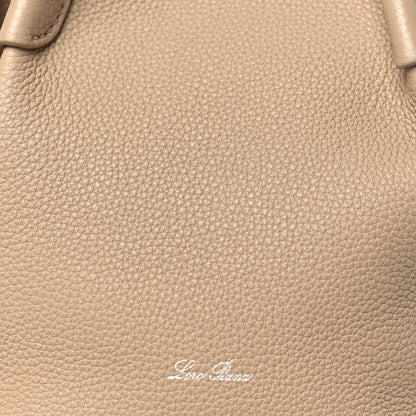 Loro Piana Grained Calfskin Micro Bale Bag Light Mastic 7 of 9