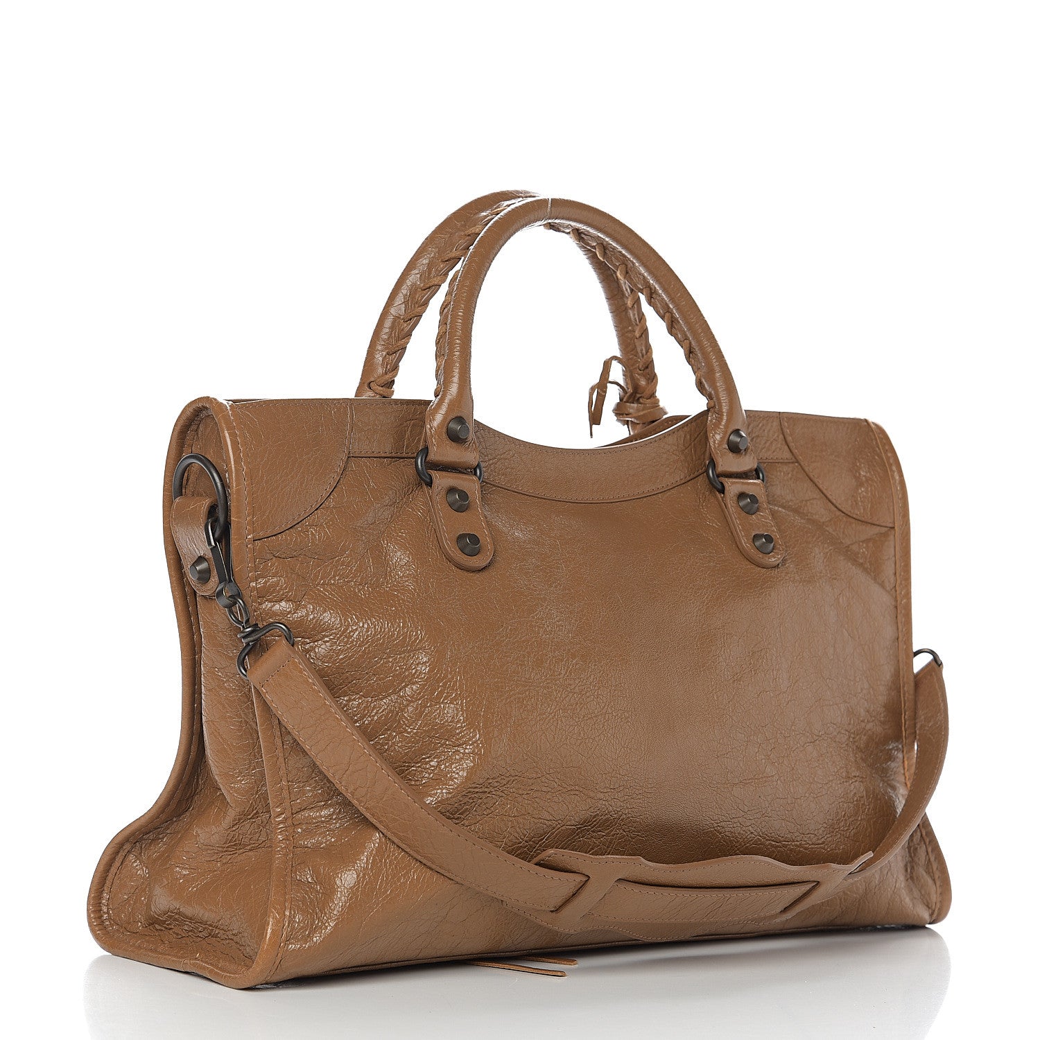 Balenciaga Agneau Classic Hardware City Marron Cannelle 2 of 9