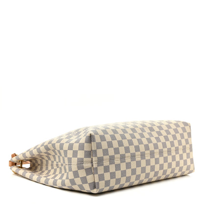 Louis Vuitton Damier Azur Graceful MM Rose Ballerine 4 of 25