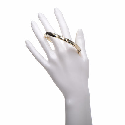 Tiffany 14K Yellow Gold Twist Bangle Bracelet 2 of 6
