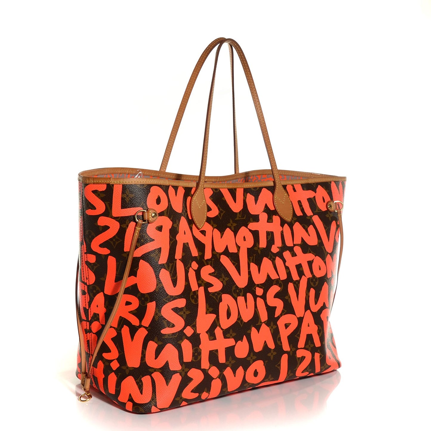Monogram Graffiti Neverfull GM Orange