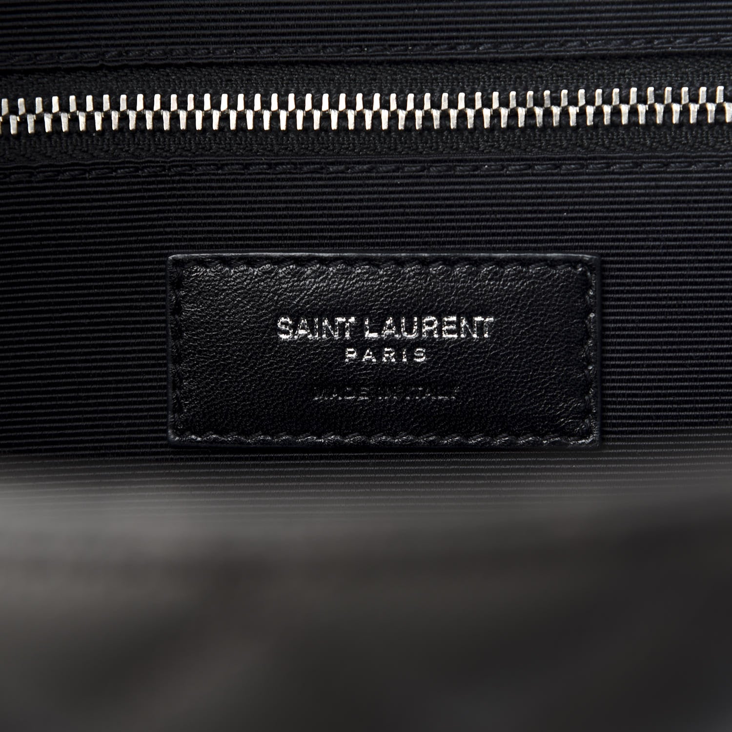 Saint Laurent Grain De Poudre Textured Mixed Matelasse Large Triquilt Monogram Satchel Earth 7 of 8