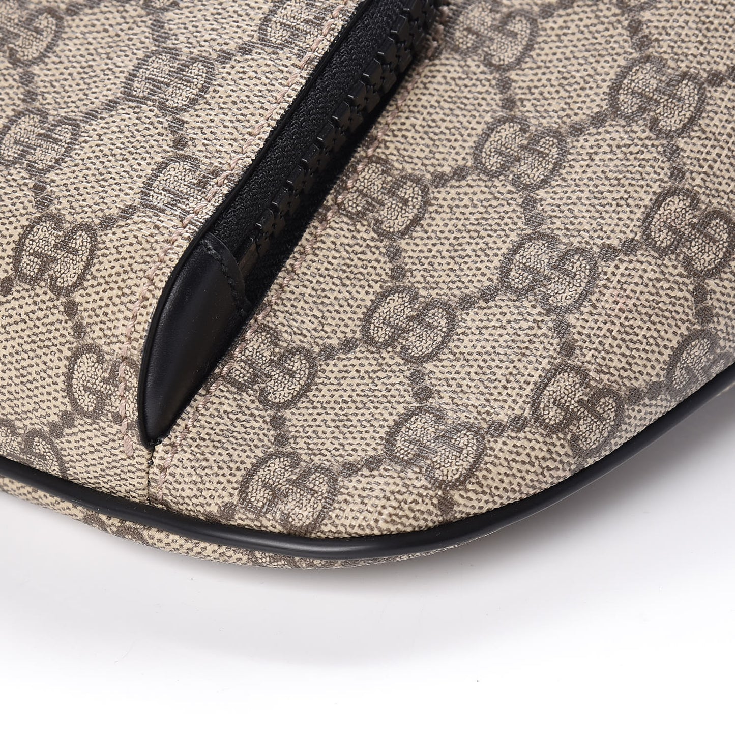 GG Supreme Monogram Belt Bag Black