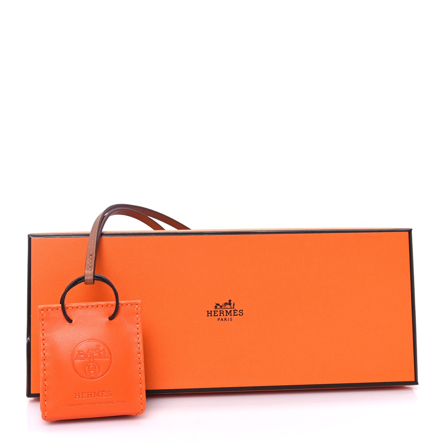 Milo Lambskin Swift Shopping Bag Charm Feu Gold