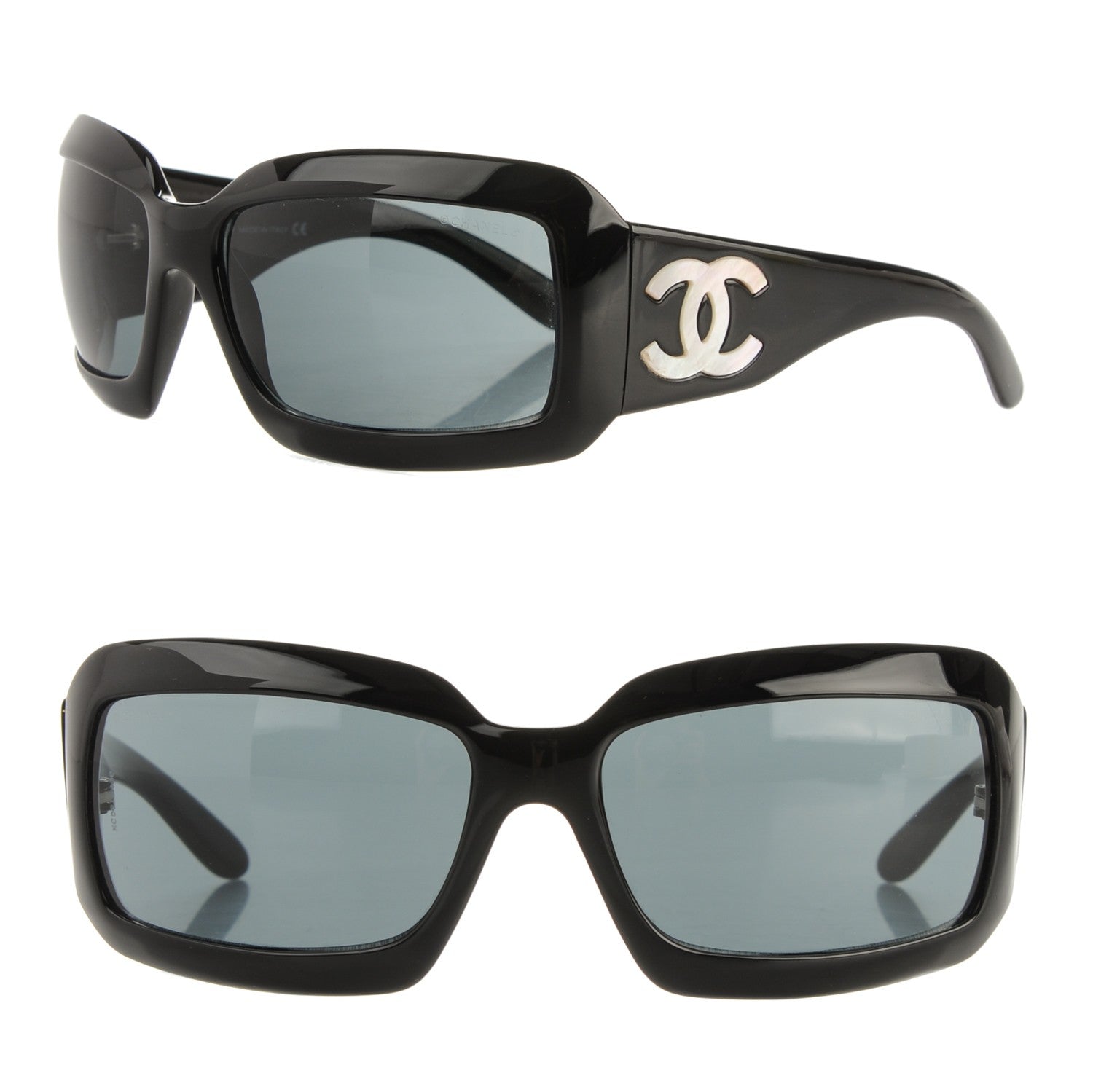 Chanel Mother of Pearl CC Sunglasses 5076-H Black 1 of 4