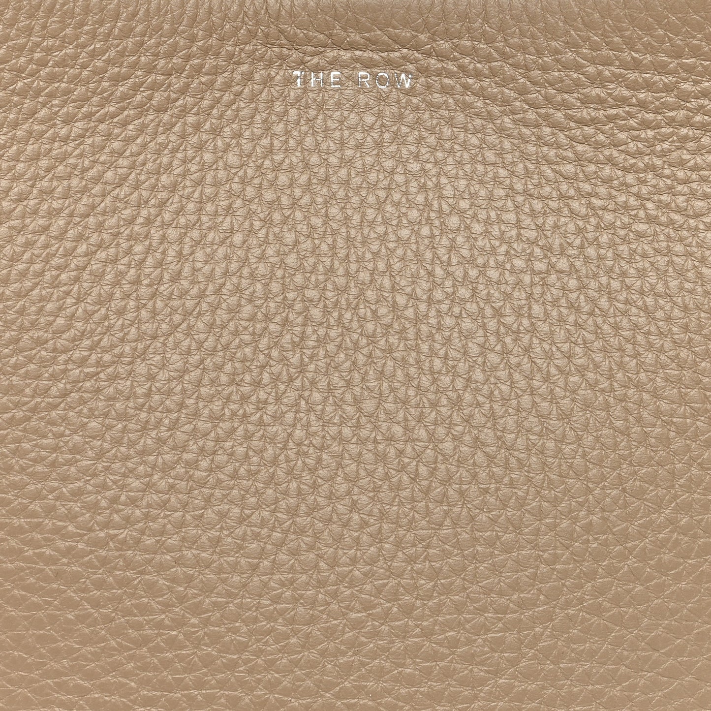 Grained Calfskin Small N/S Park Tote Dark Taupe