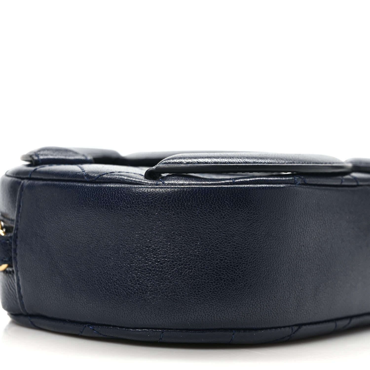 Chanel Lambskin Quilted Coco Midnight Camera Case Navy 8 of 9