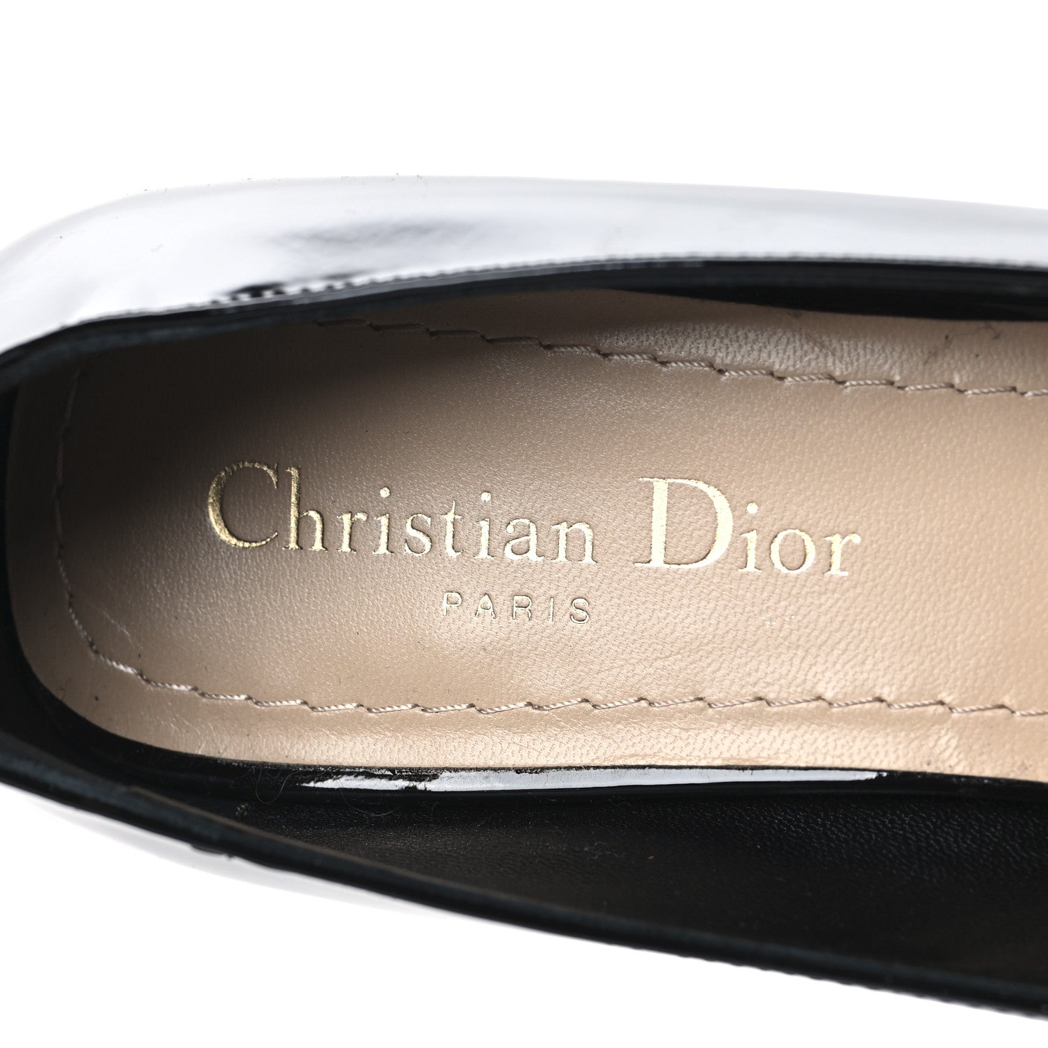 Christian Dior Patent Grosgrain Bow Idylle 35mm Pumps 38.5 Black 9 of 9