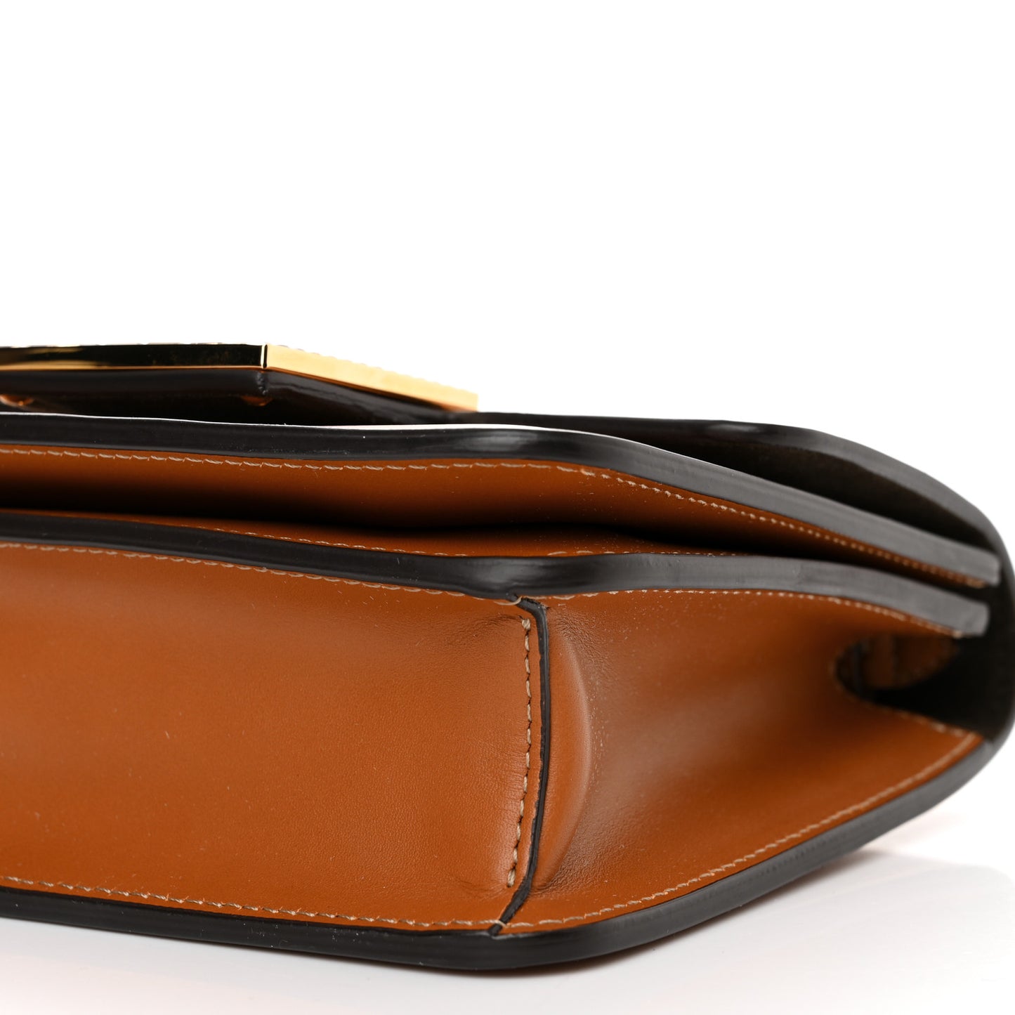 Vitello King Crystal Fab Crossbody Bag Cuoio