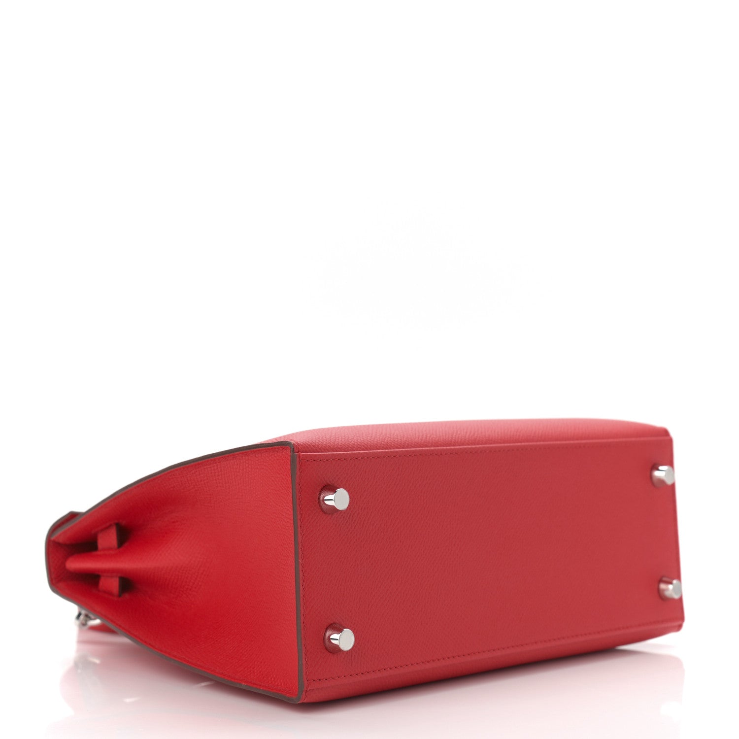 Hermes Epsom Kelly Sellier 25 Rouge De Coeur 4 of 11