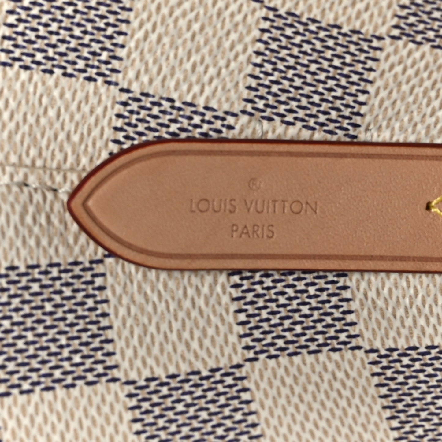 Damier Azur Braided Neonoe MM Peach Cream