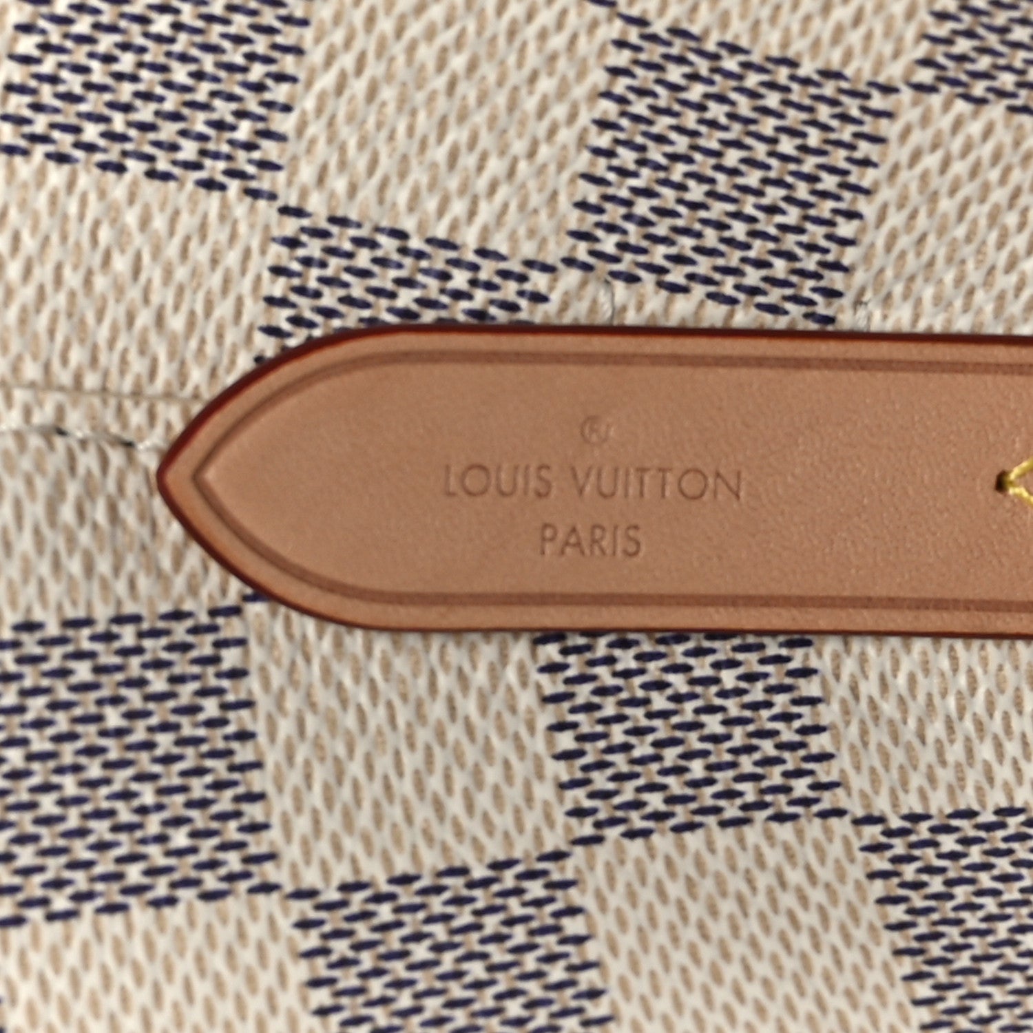 Louis Vuitton Damier Azur Braided Neonoe MM Peach Cream 6 of 11