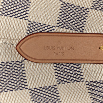 Louis Vuitton Damier Azur Braided Neonoe MM Peach Cream 6 of 11
