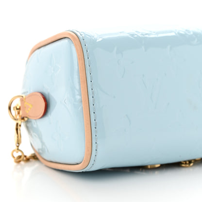 Louis Vuitton Vernis Monogram Nano Speedy Sky 8 of 10