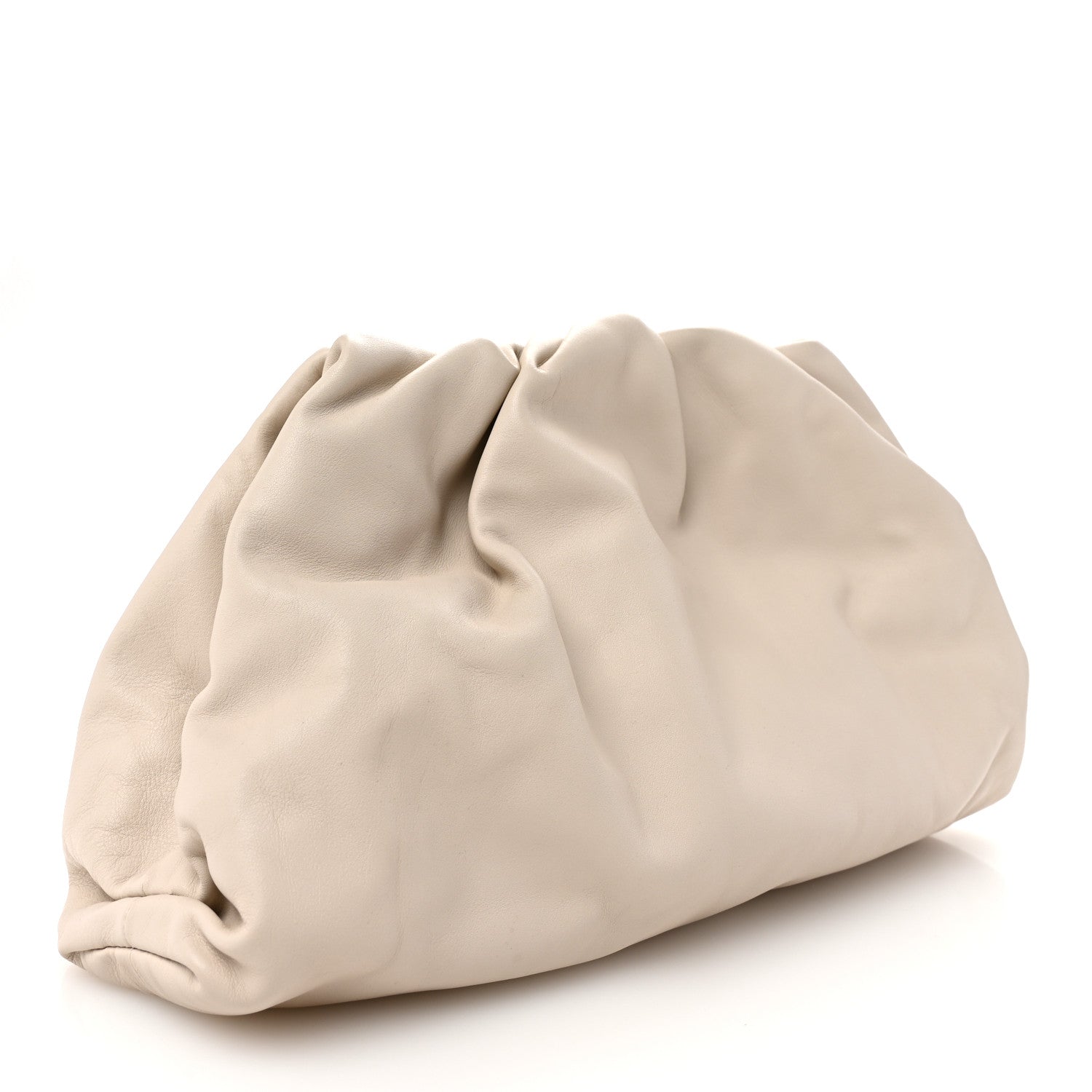 Bottega Veneta Smooth Butter Calf The Pouch Oversized Clutch Plaster 3 of 11