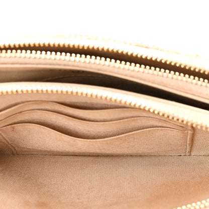 Chanel Canvas Small Deauville Clutch With Chain Light Beige 5 of 12