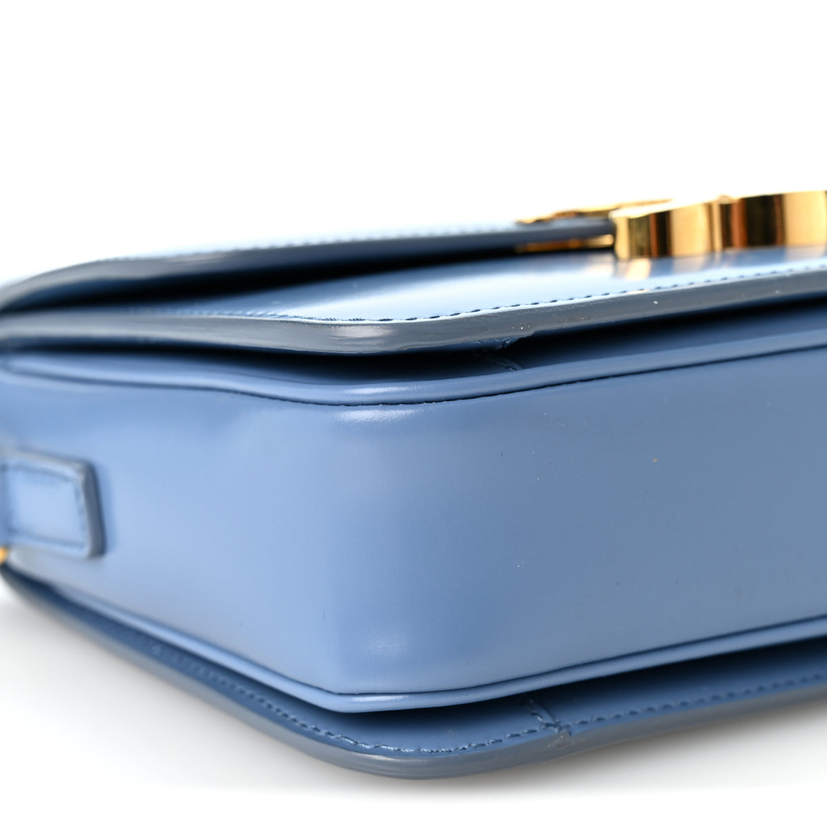 Celine Shiny Calfskin Teen Triomphe Azure 9 of 10